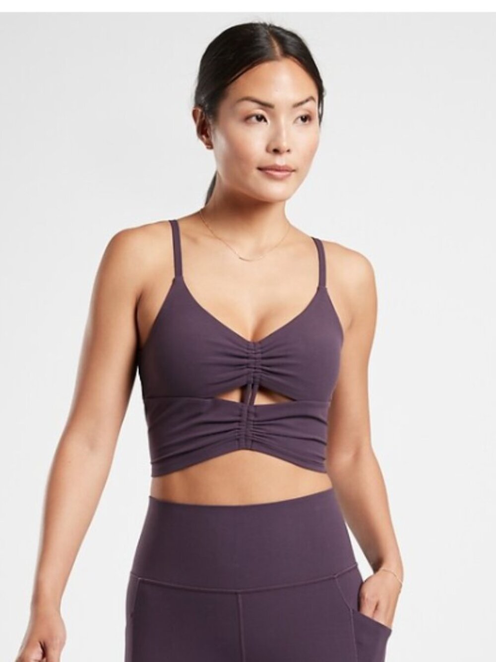 Athleta Cinch Longline Bra A-C